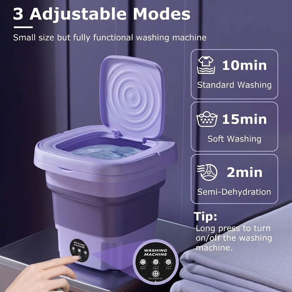 Foldable Mini Washing Machine